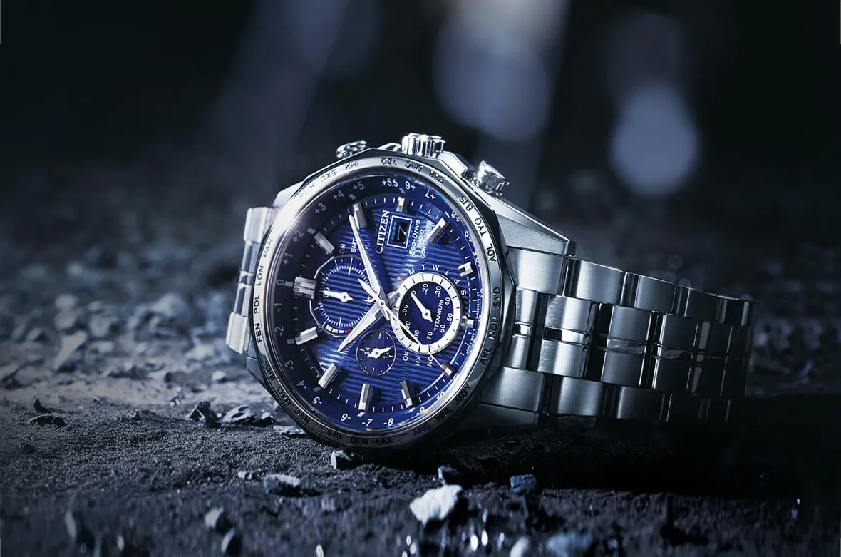 nowoczesny japoński zegarek męski