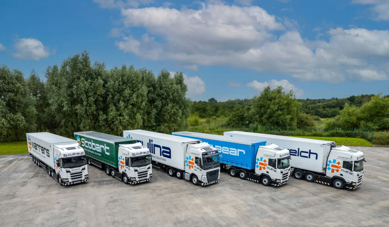 Ciężar&oacute;wki Eddie Stobart nowe malowanie Culina Group