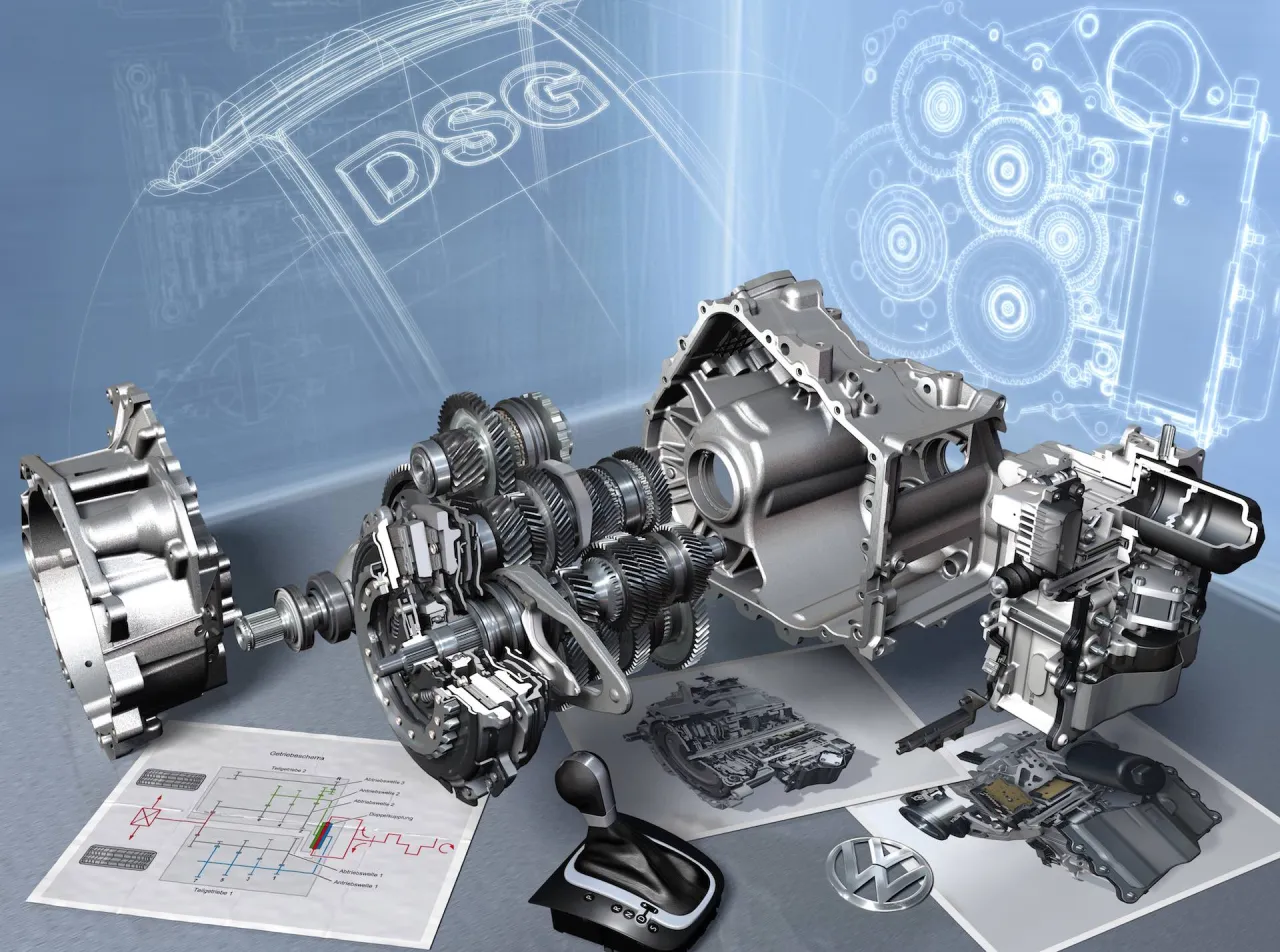 skrzynia bieg&oacute;w dwusprzęgłowa budowa