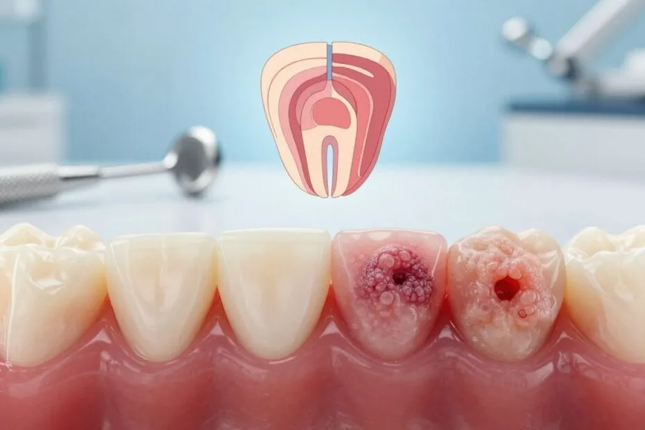 Wczesne objawy raka dziąseł porównanie z zapaleniem