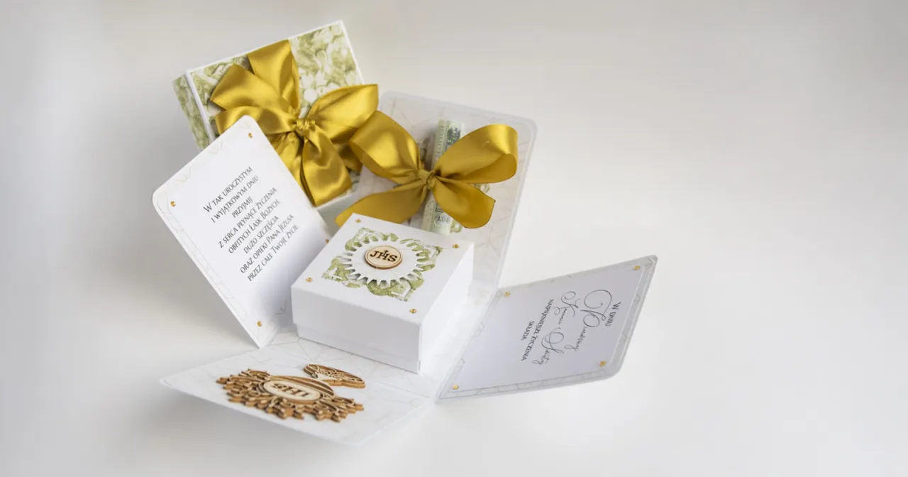 Zdjęcie Jak zapakować pieniądze na komunię w kreatywny i elegancki sposób