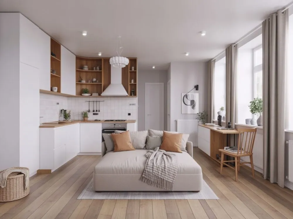 Zdjęcie Łączenie podłóg kuchnia-salon: jak zrobić to stylowo i funkcjonalnie?