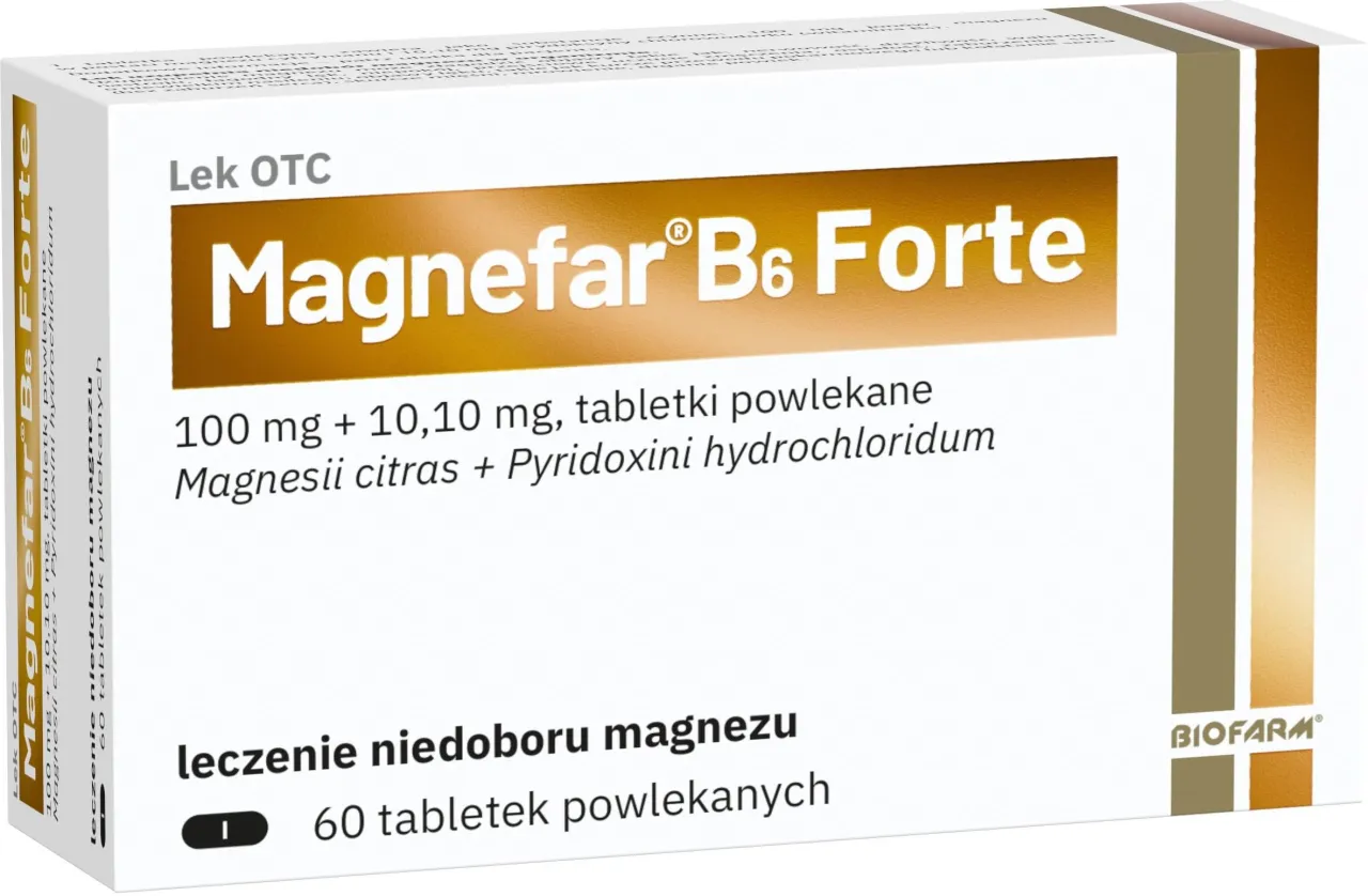 Zdjęcie Magnefar B6 Forte – lek czy suplement? Sprawdź, co musisz wiedzieć przed zakupem