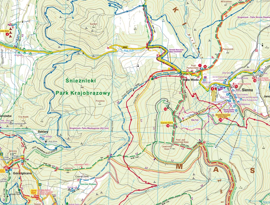 Zdjęcie Masyw Śnieżnika w Sudetach: kompletny atlas szlaków i głównych atrakcji