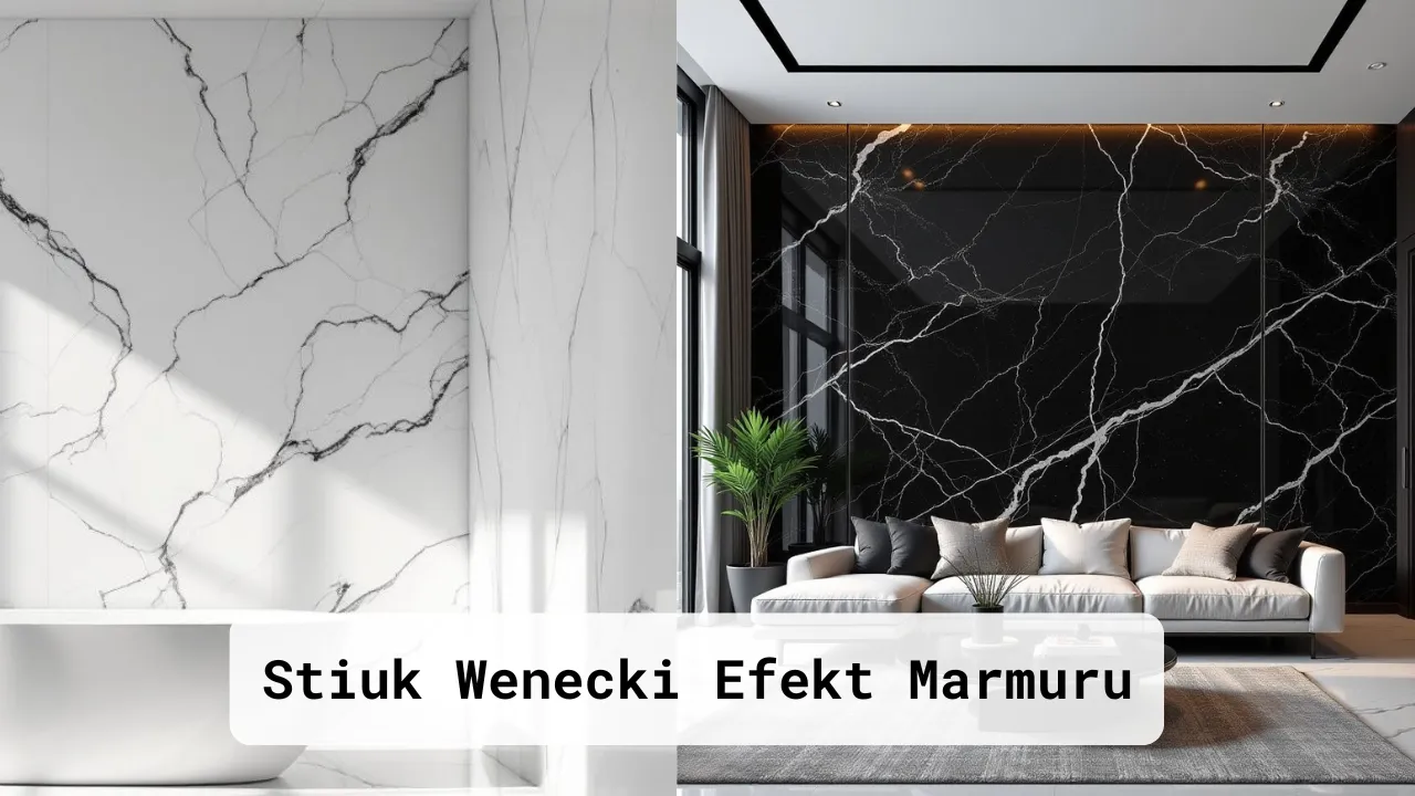Zdjęcie Stiuk Marmurowy Najlepszy Efekt w Całym Domu | Biały i Czarny Marmo