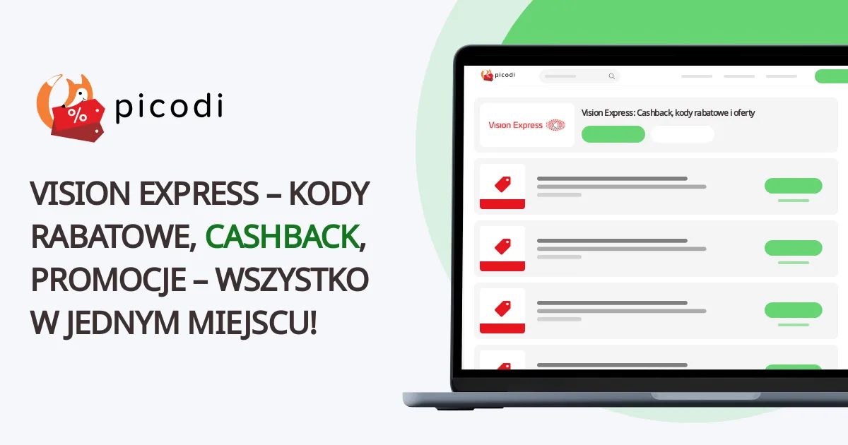 Zdjęcie Vision Express ile lat tyle procent zniżki - zniżki, które Cię zaskoczą