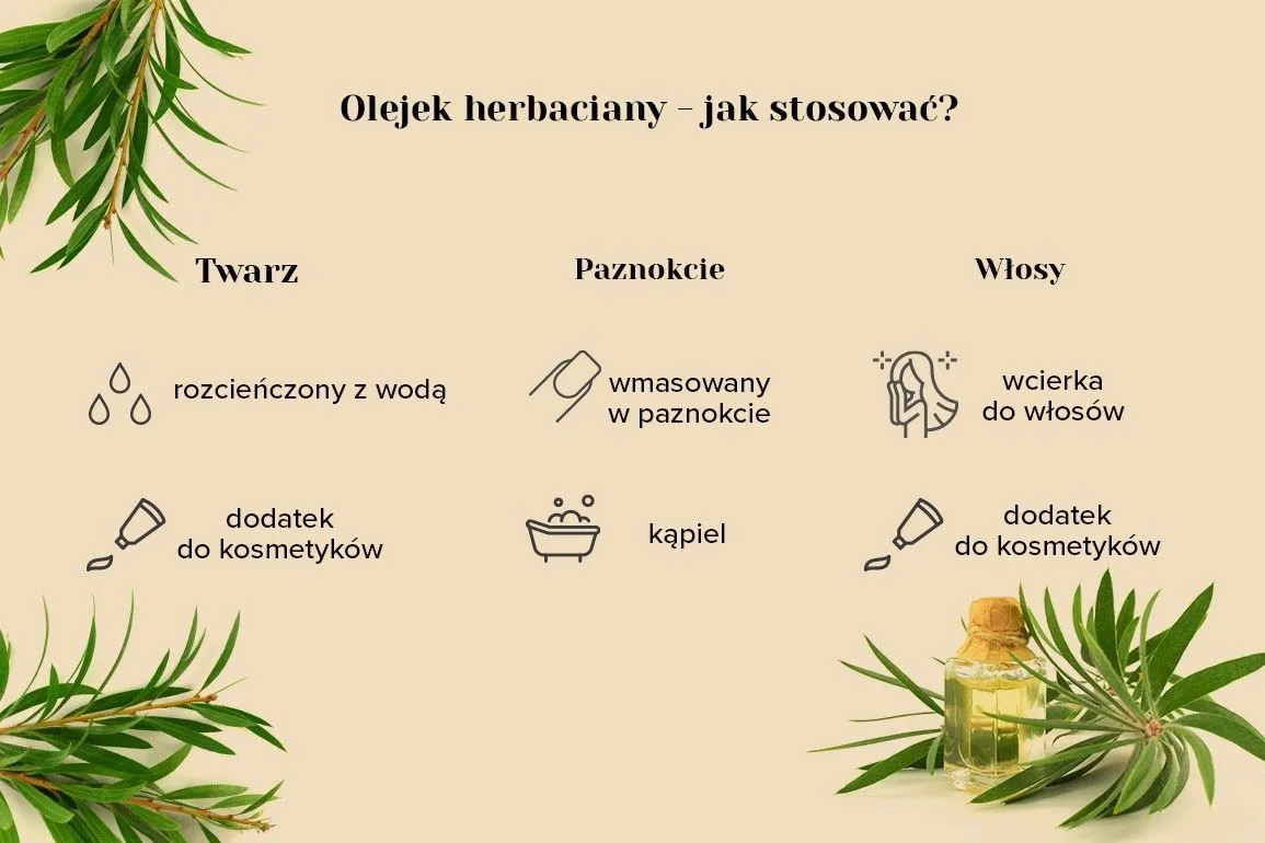 Zdjęcie Jak bezpiecznie stosować olejek herbaciany? Praktyczne porady i przeciwwskazania