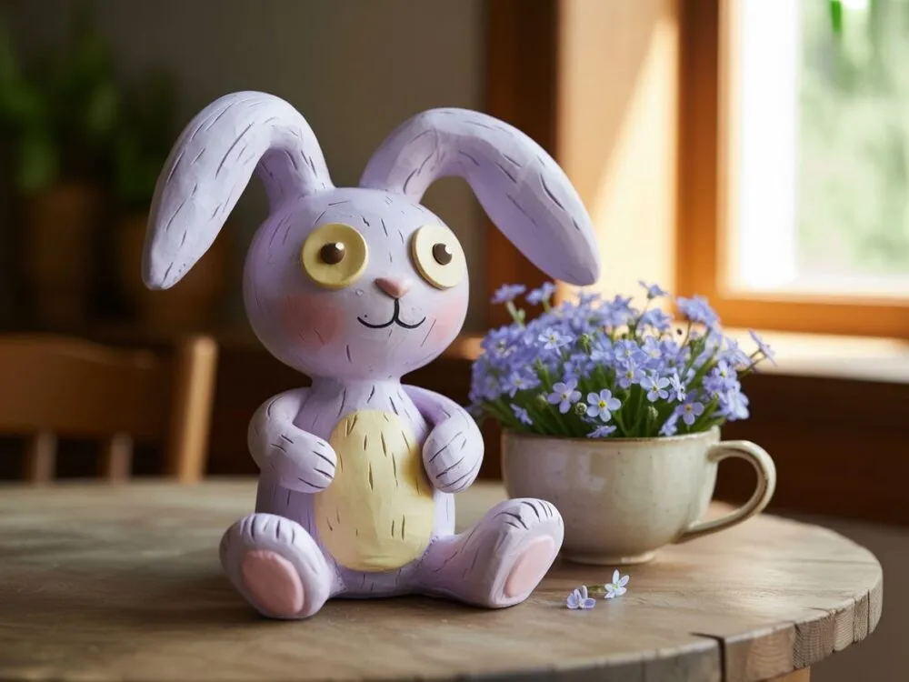 Zdjęcie Jak zrobić królika z plasteliny - krok po kroku dla każdego artysty