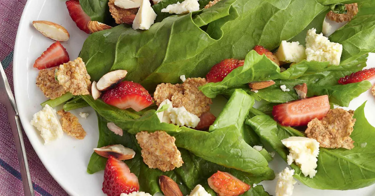 Zdjęcie Ensalada de espinaca fresca: receta fácil y saludable para disfrutar