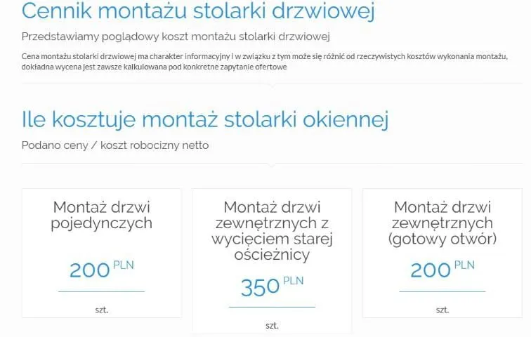 Zdjęcie Montaż drzwi zewnętrznych: Koszt, cennik i kluczowe czynniki