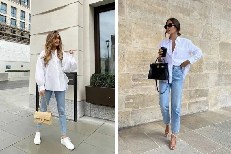 Zdjęcie Stylizacje z lnianą koszulą: 10 modnych propozycji na każdą okazję