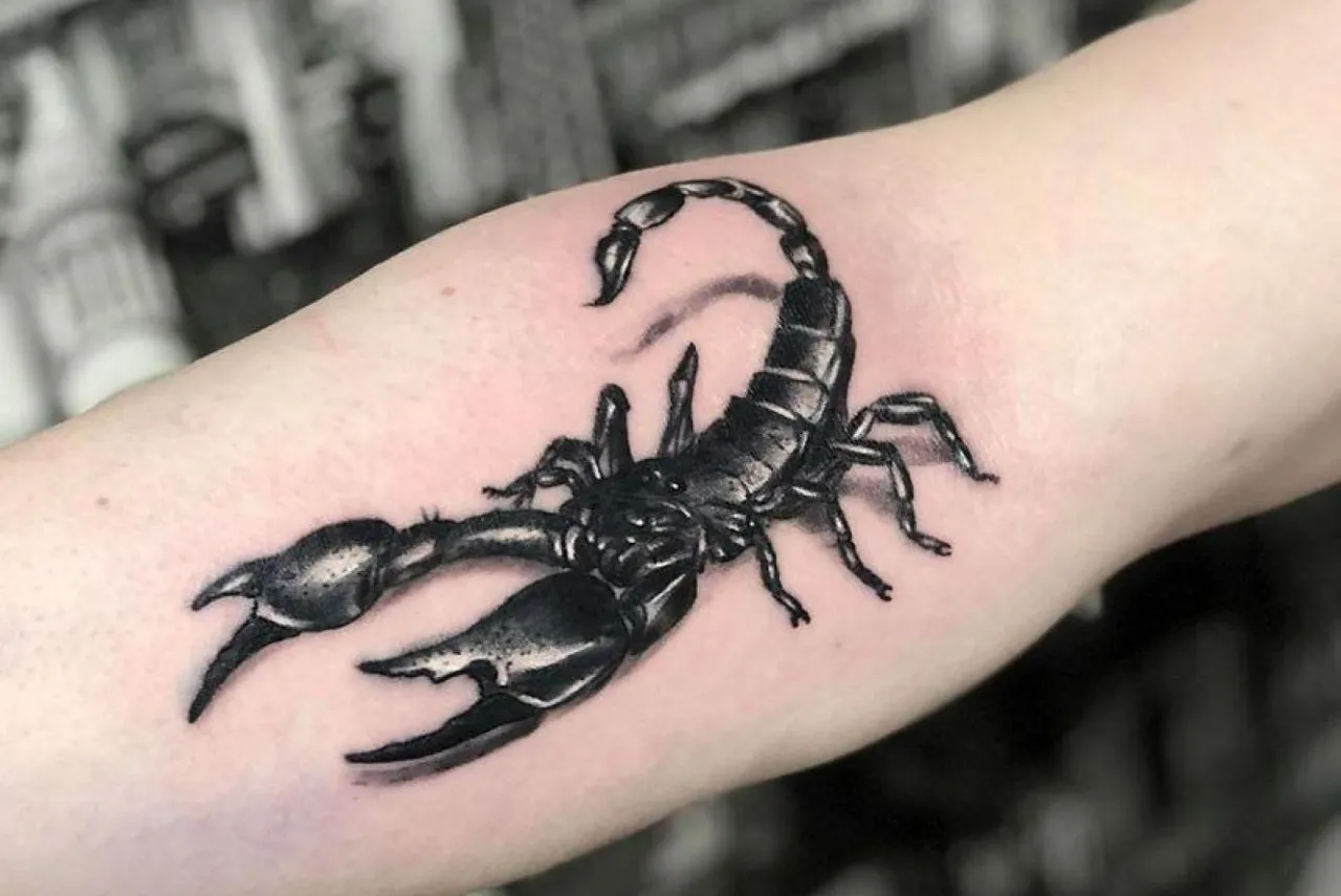 tatuaż skorpiona na ręce, tatuaż skorpiona na plecach, tatuaż skorpiona na kostce
