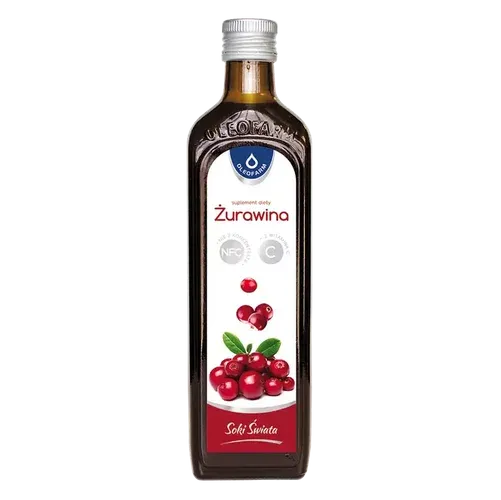 żurawina owoce i sok