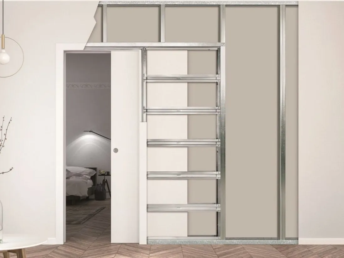 Drzwi przesuwne chowane w ścianie montaż