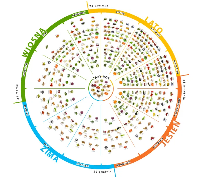 kalendarz sezonu jeżyn w Polsce