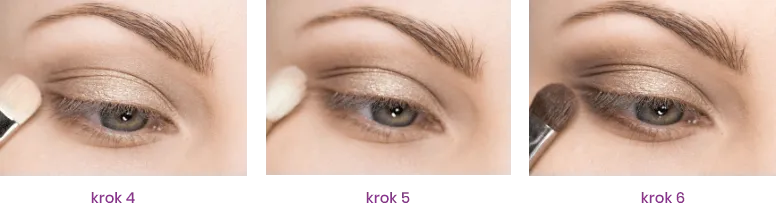 makijaż rozświetlający oko krok po kroku