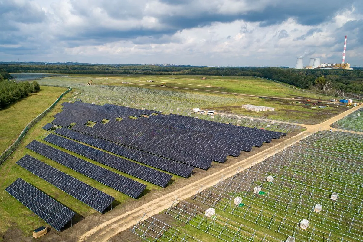 Farma fotowoltaiczna na hałdzie Katowice