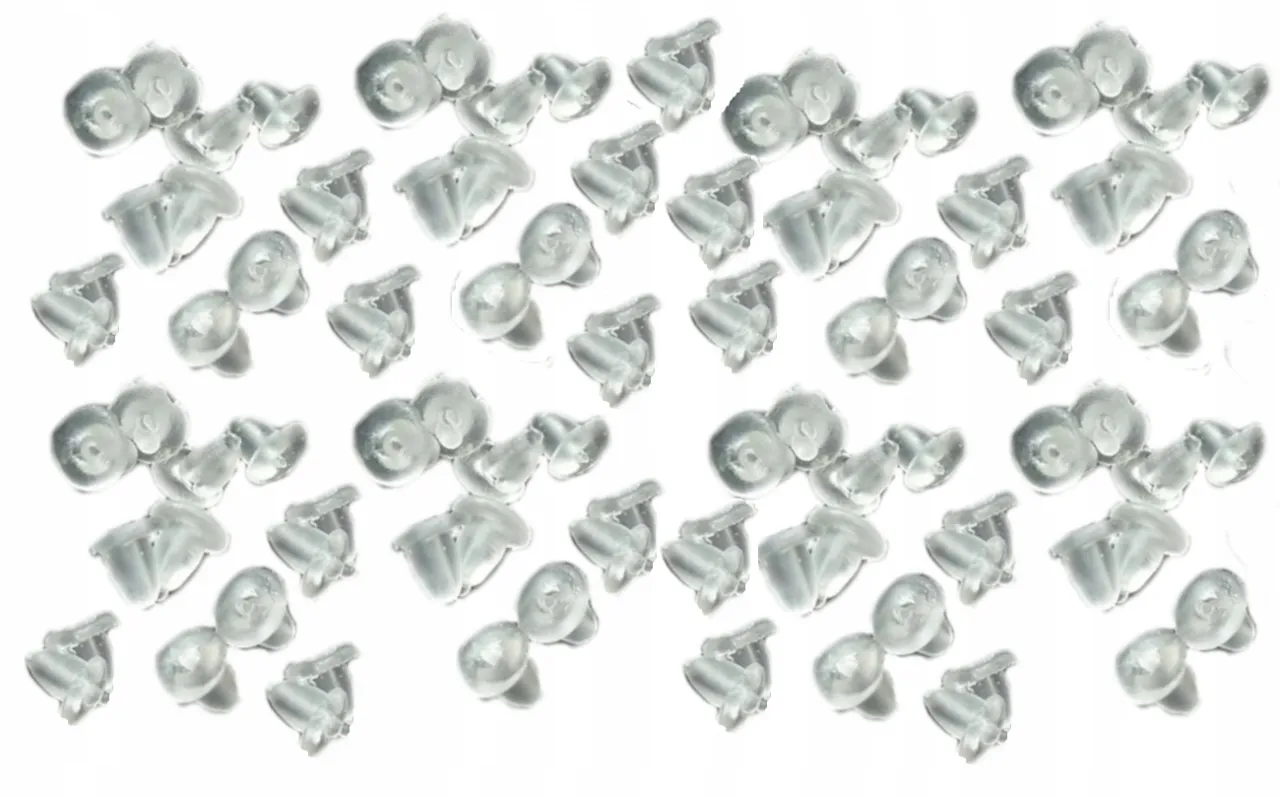 rodzaje zatyczek do kolczyk&oacute;w silikonowe metalowe