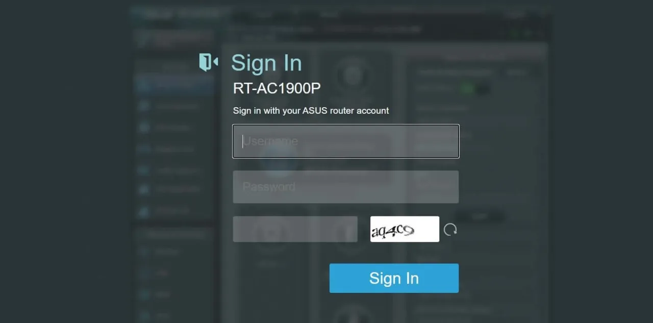 panel administracyjny routera tp-link asus d-link