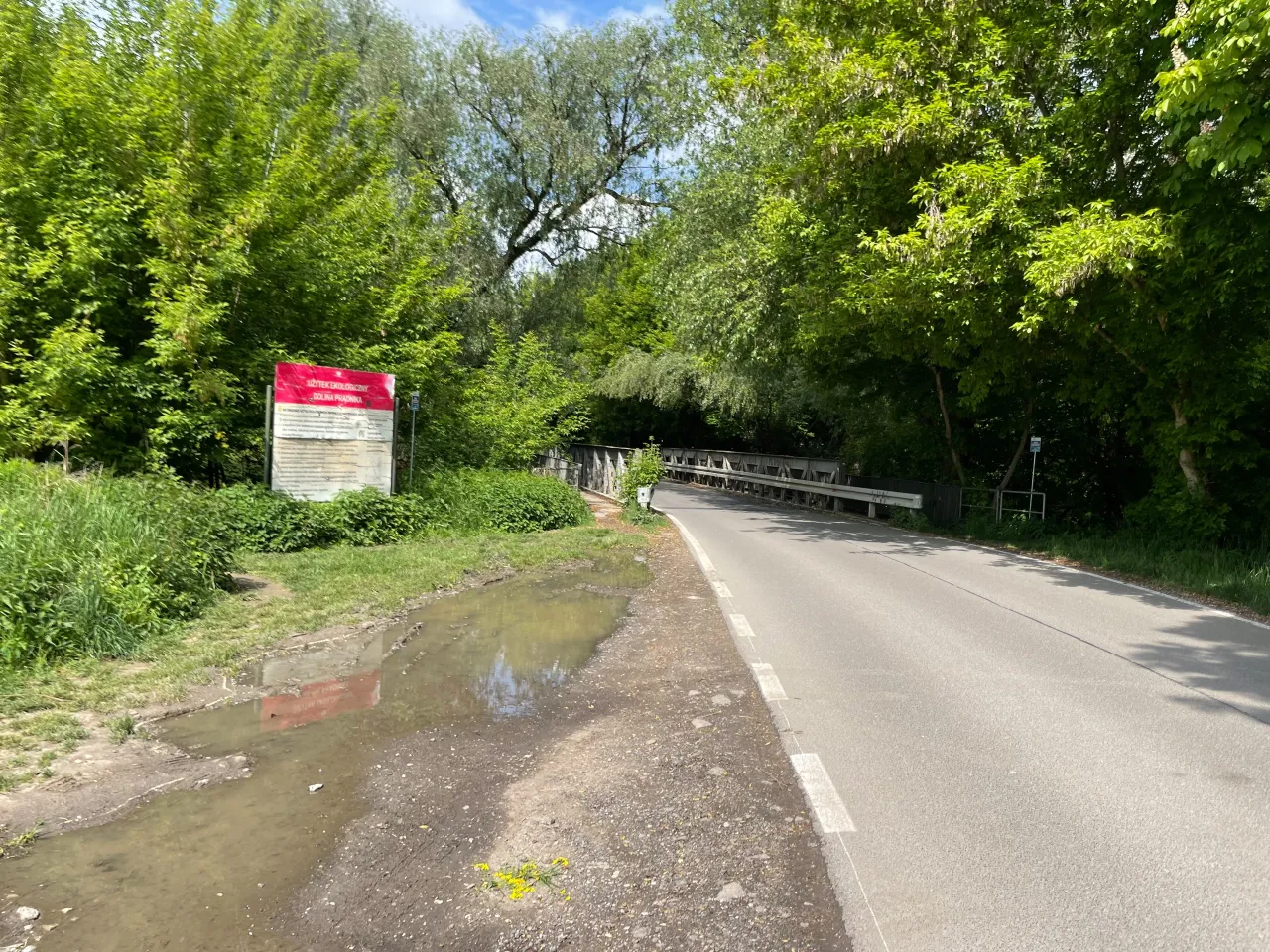 Mapa użytek ekologiczny Dolina Prądnika