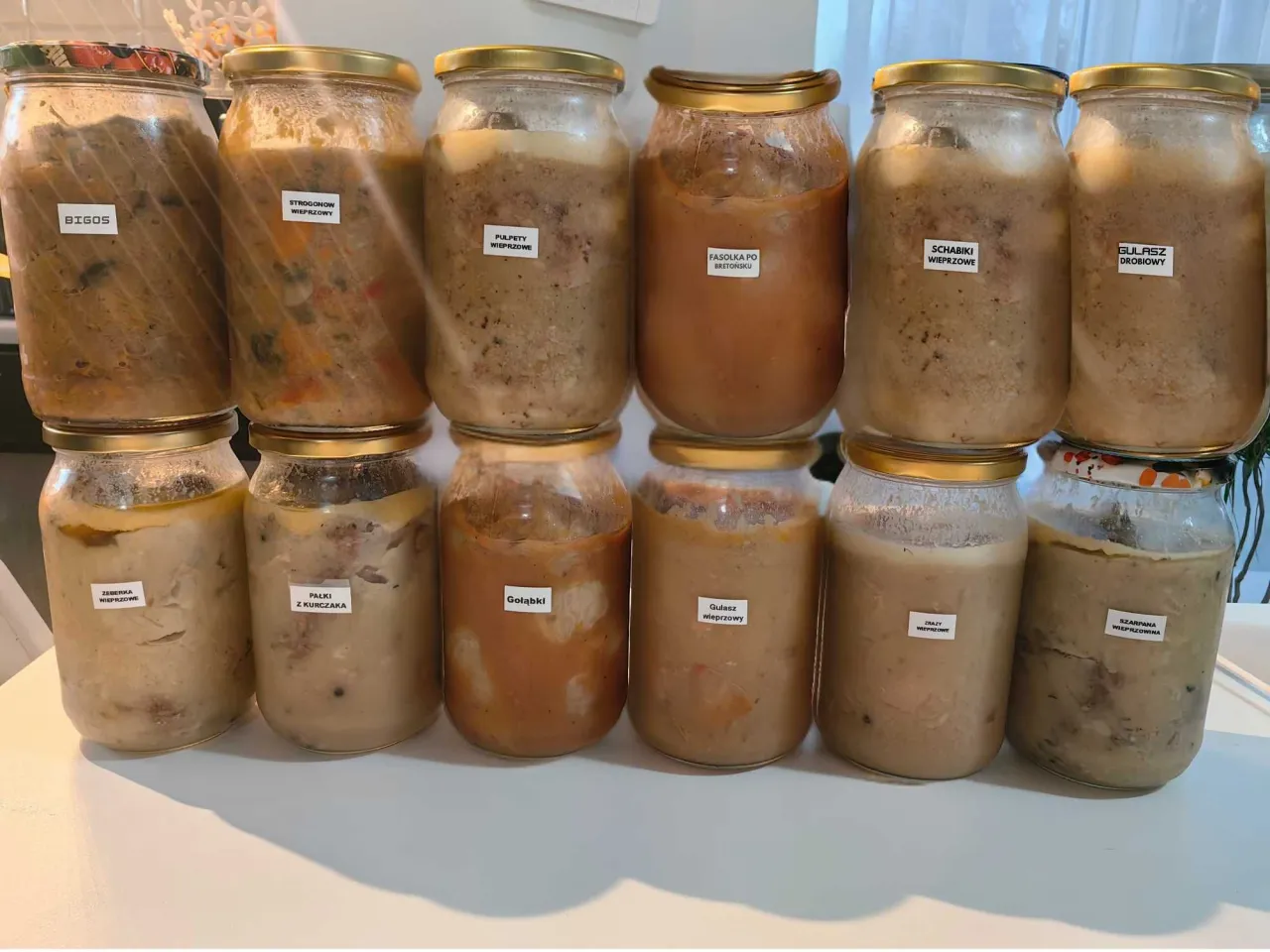 obiady w słoikach dla kierowcy gulasz bigos fasolka