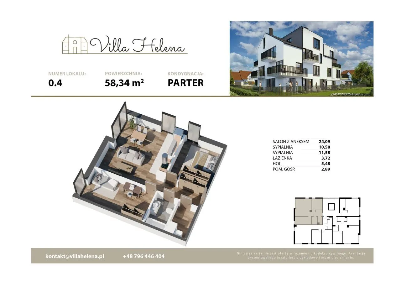 przykładowa strona kartoteki budynku