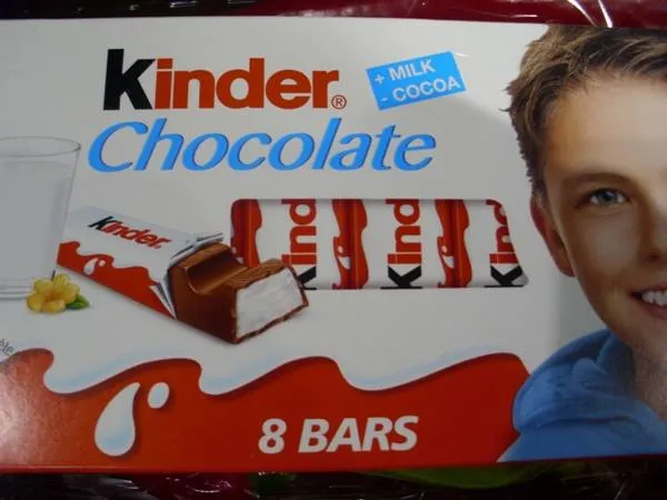 różne produkty kinder czekolada bez glutenu