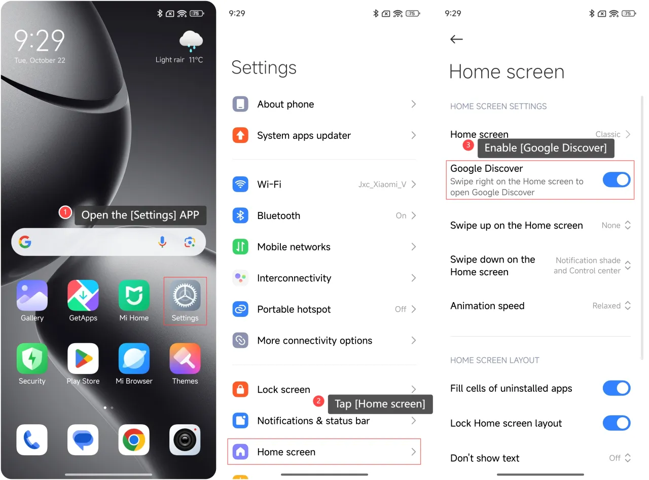 Ustawienia Chrome Samsung Xiaomi