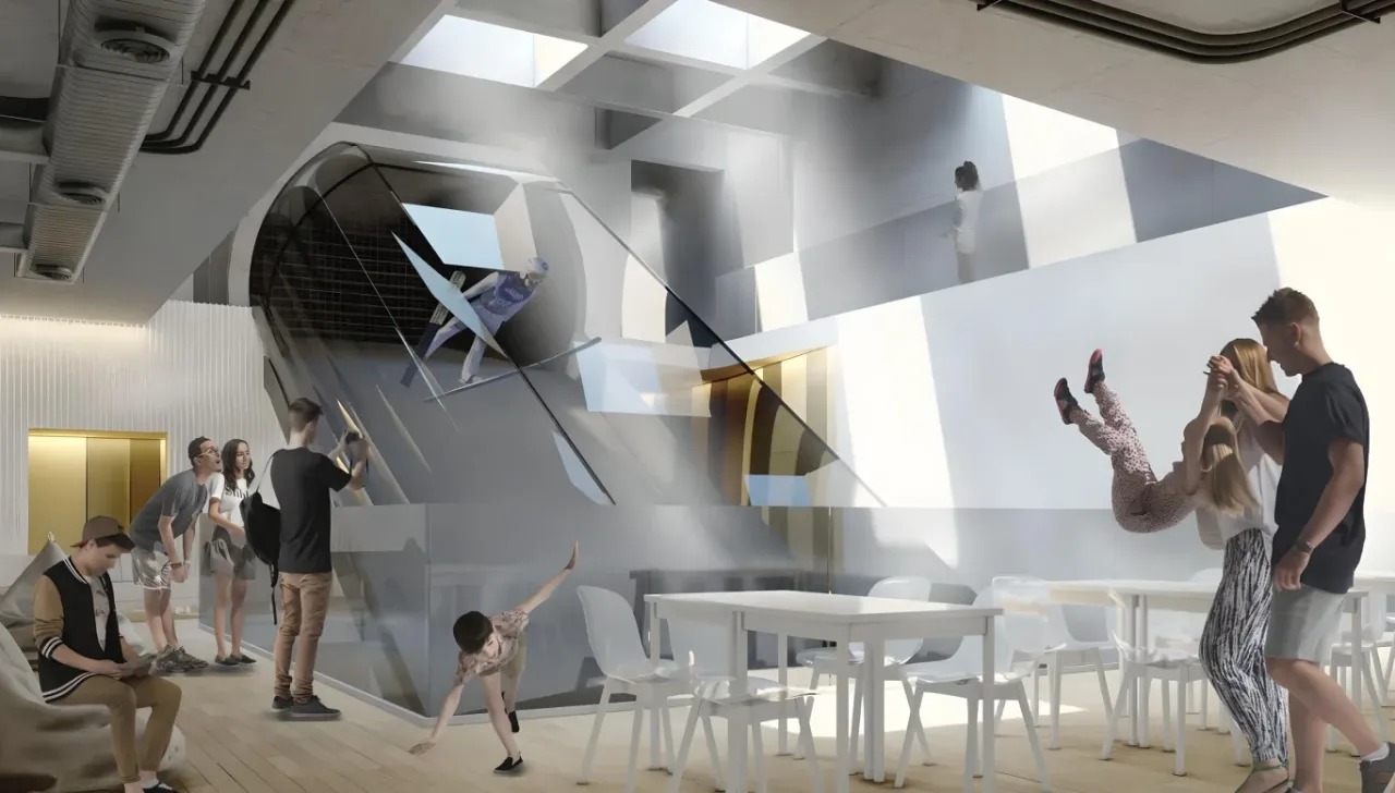 Wizualizacja tunelu aerodynamicznego w Polsce