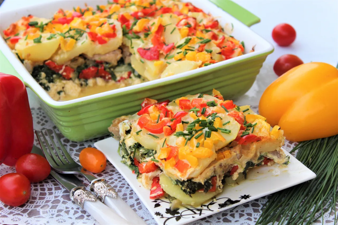 zapiekanka ze schabem wariacje