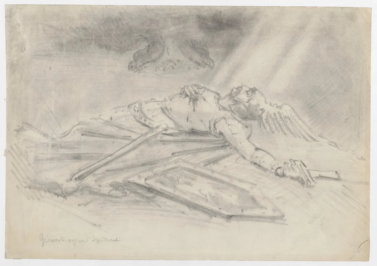 Giewont śpiący rycerz ilustracja