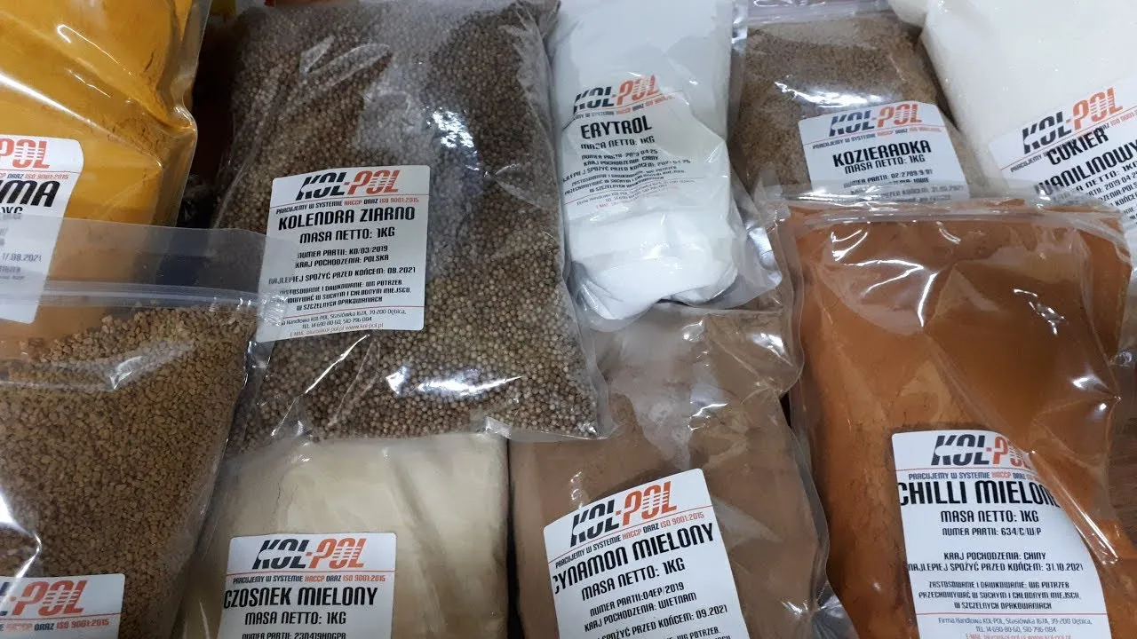 Składniki zanęty wędkarskiej