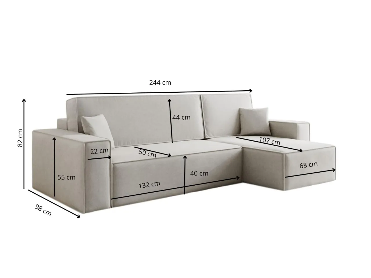 mierzenie narożnika przed wniesieniem