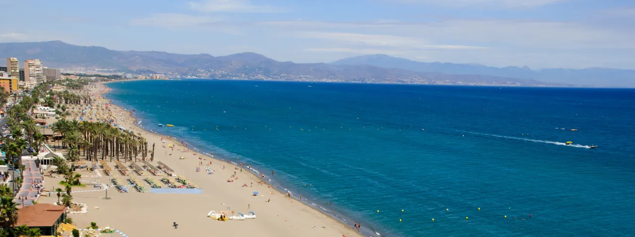 Costa del Sol Küstenlandschaft Überblick