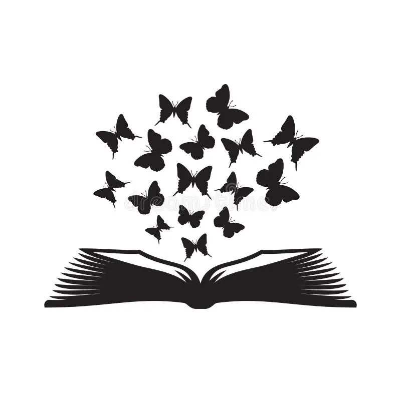 otwarta książka z ilustracjami i definicjami literackimi