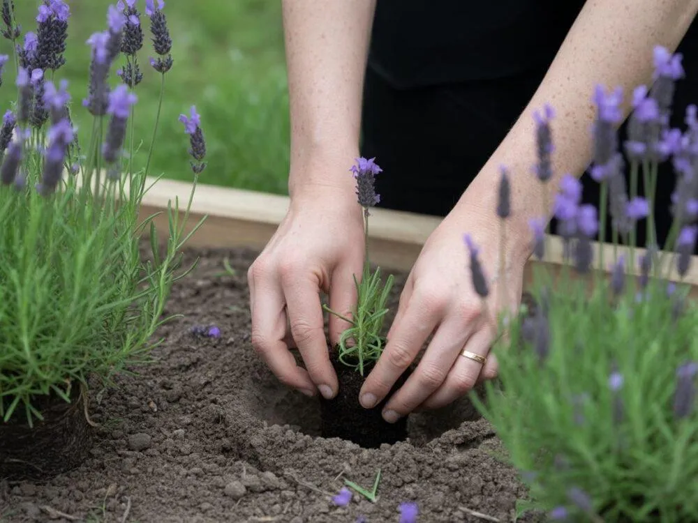 Siew nasion lawendy do gruntu, głębokość i rozstawa