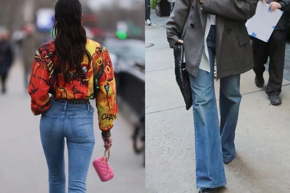 stylizacje z dzwonami do biura casual boho collage