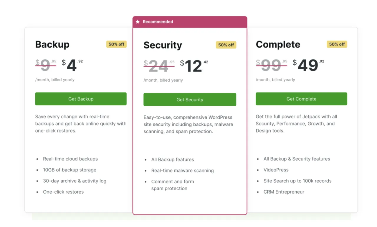 WordPress backup methods comparison