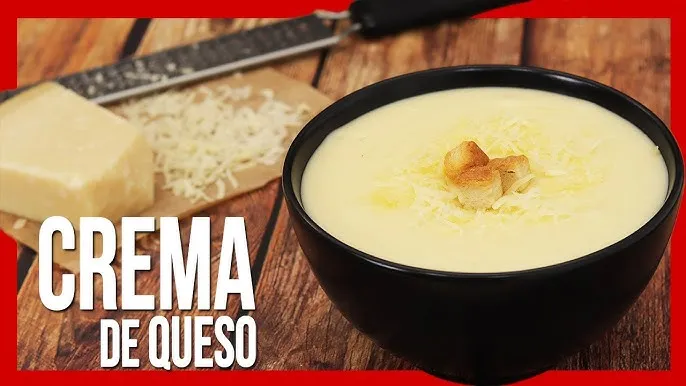Ingredientes para crema de queso casera