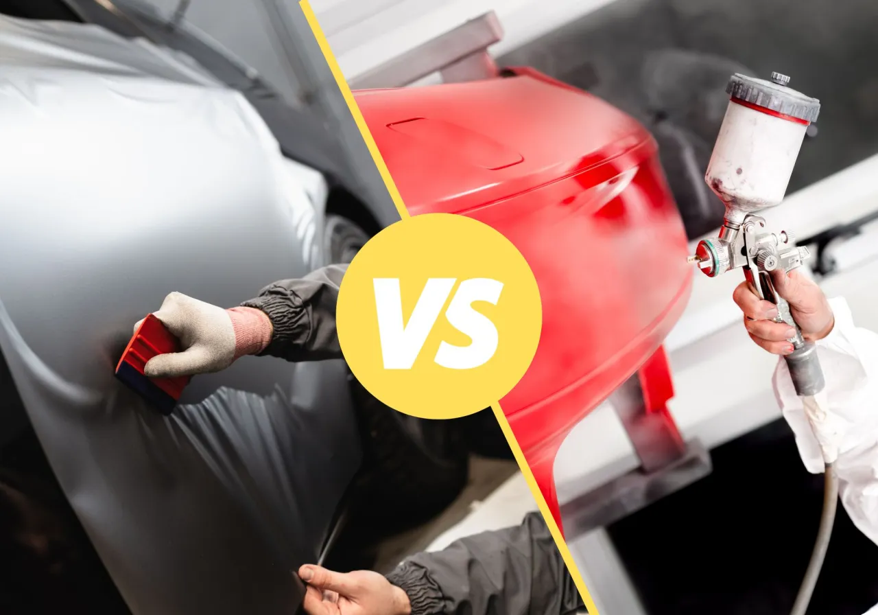Oklejanie samochodu folią vs lakierowanie