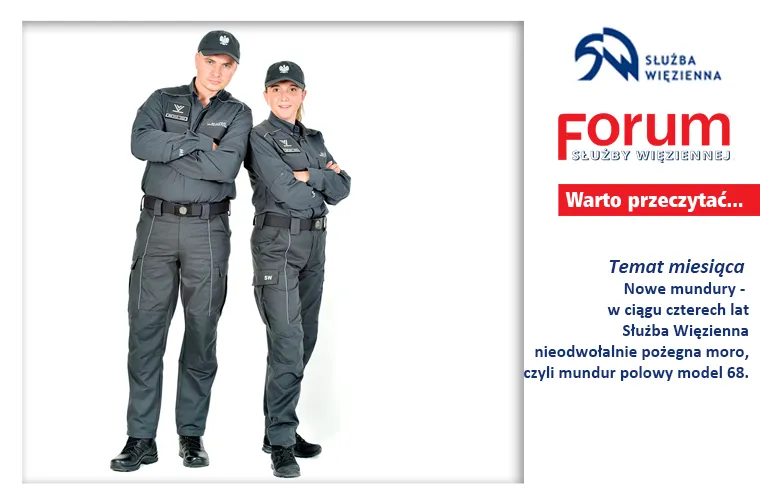 Elementy umundurowania Służby Więziennej