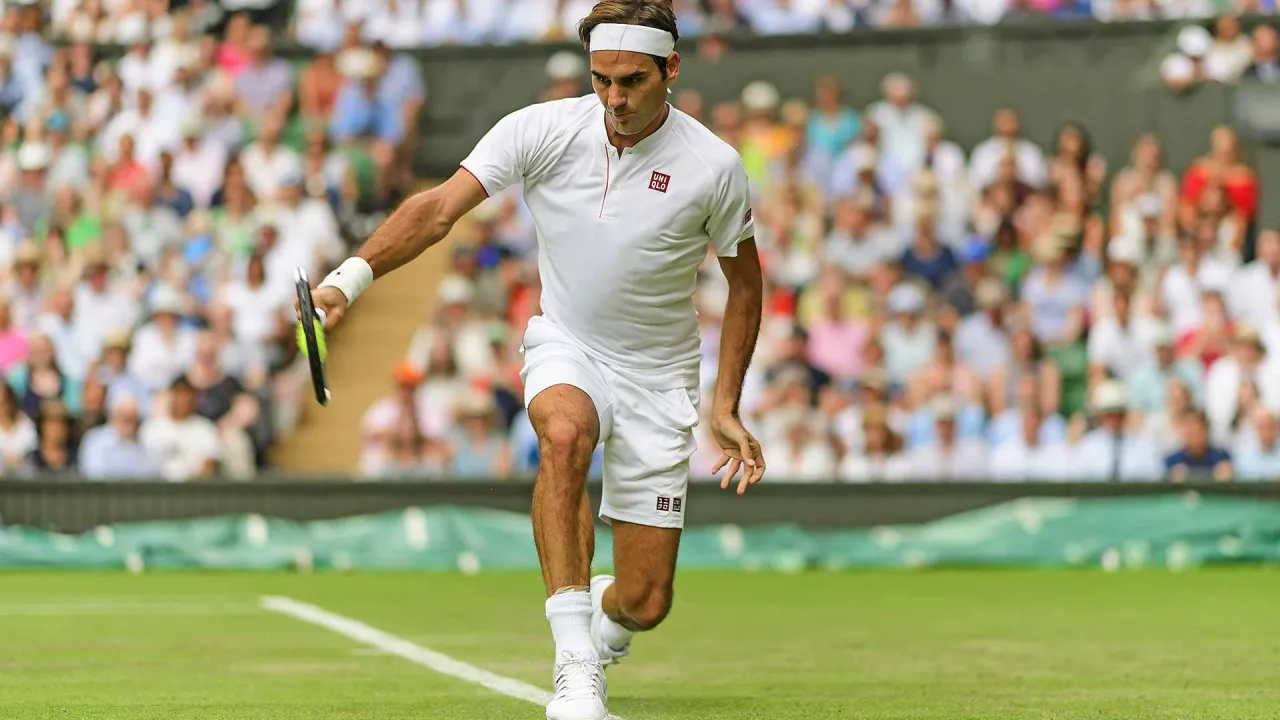 Roger Federer Uniqlo On Outfit