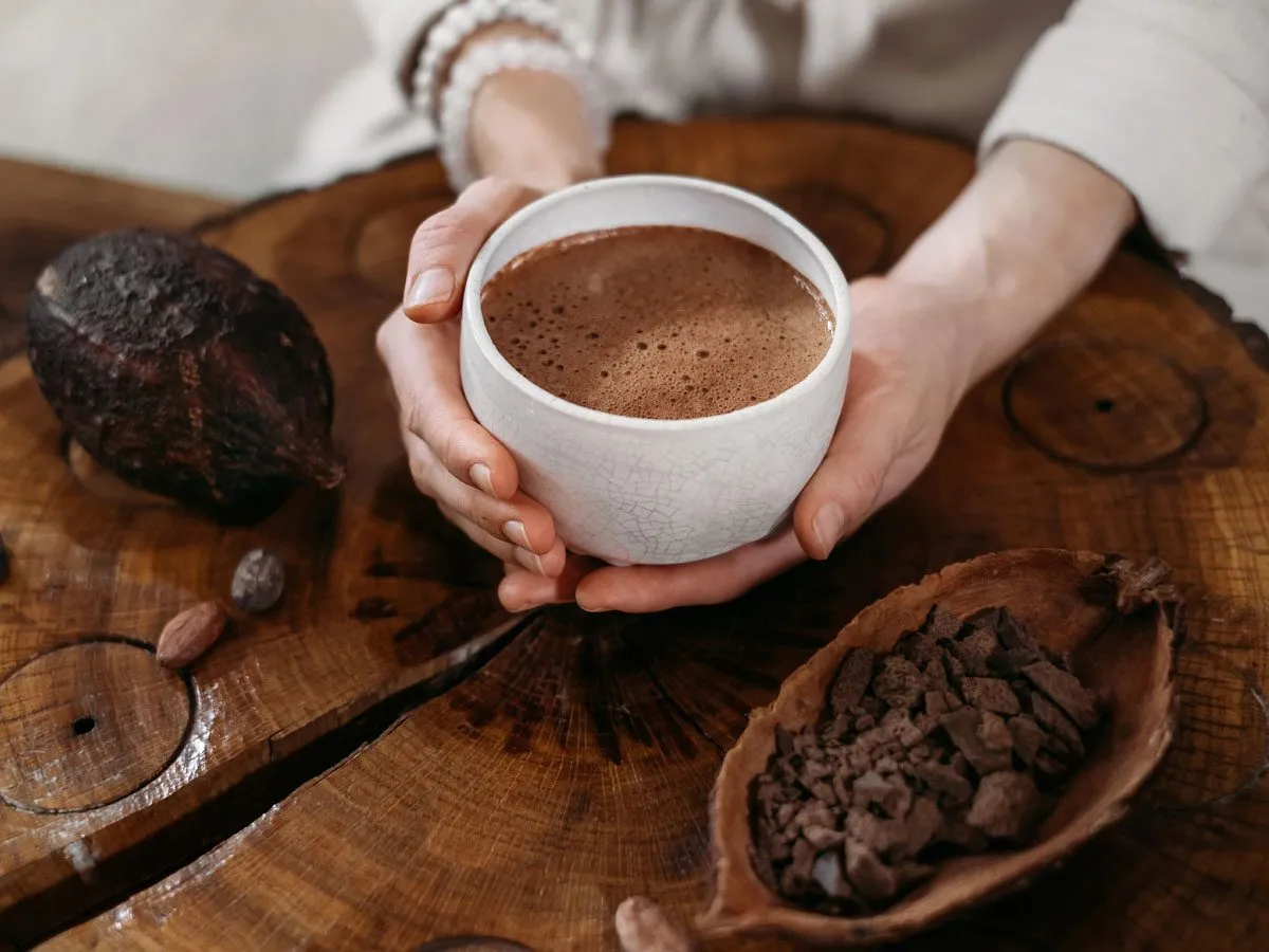 kubek kakao przed snem