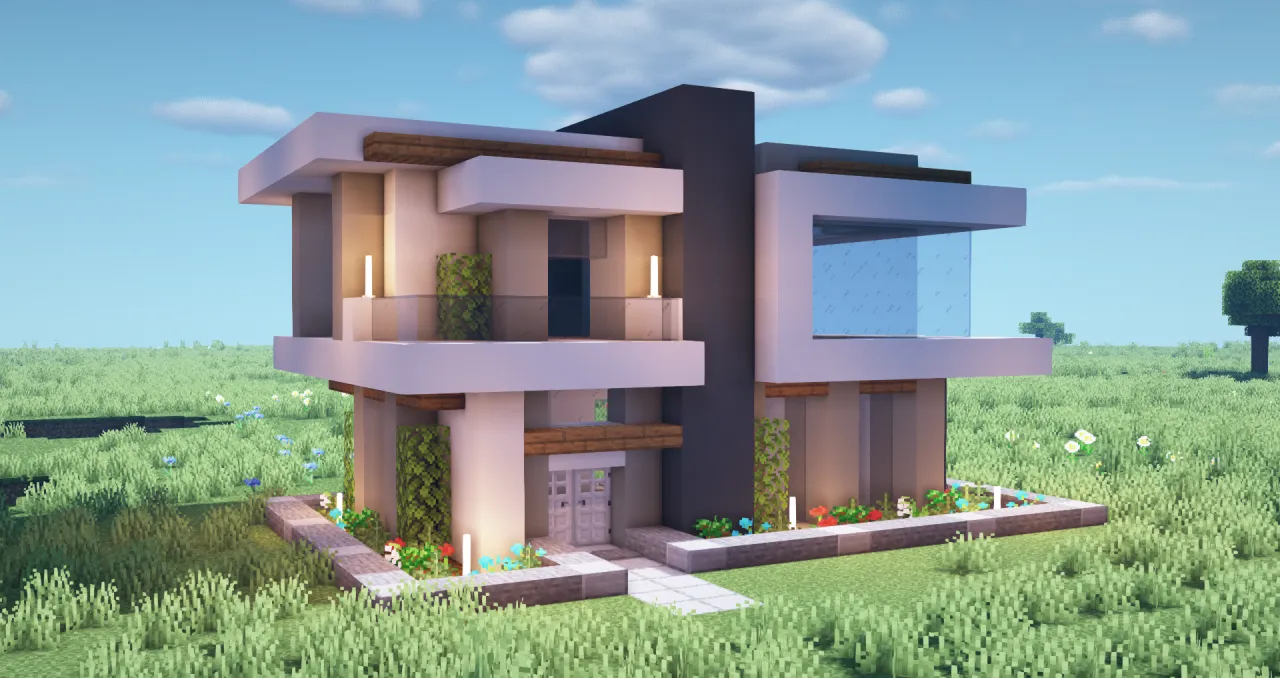 Minecraft r&oacute;żne style dom&oacute;w inspiracje