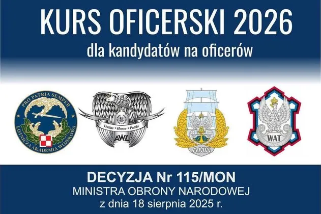 uczelnie wojskowe polska, szkolenie oficer&oacute;w wojsko polskie