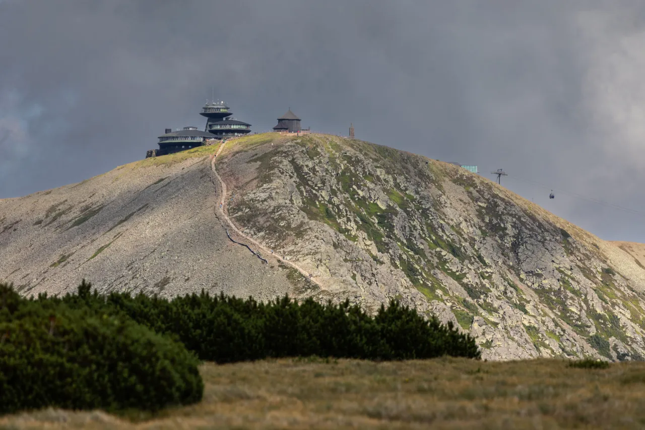 Śnieżka Karkonosze widok