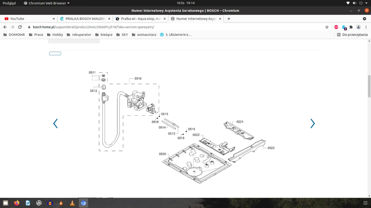 Zaw&oacute;r Aquastop schemat budowy