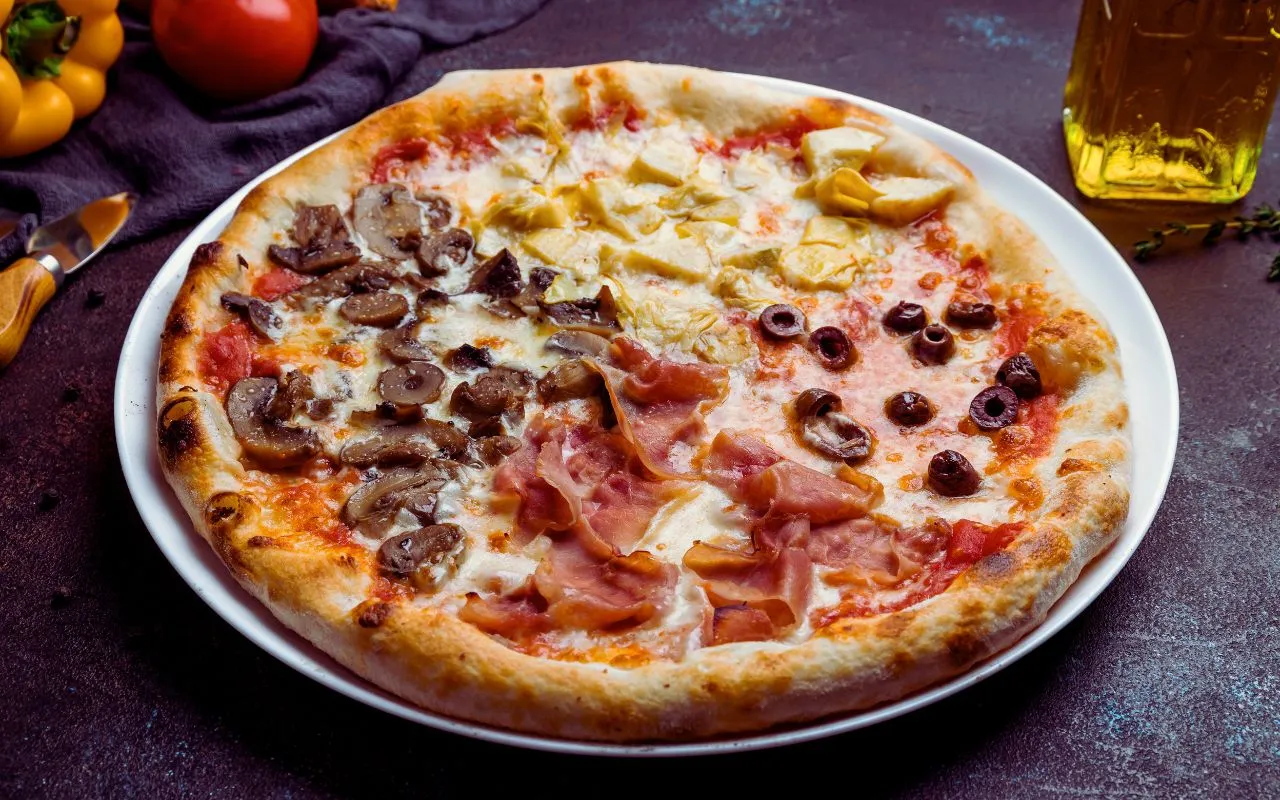 pizza 4 saisons authentique