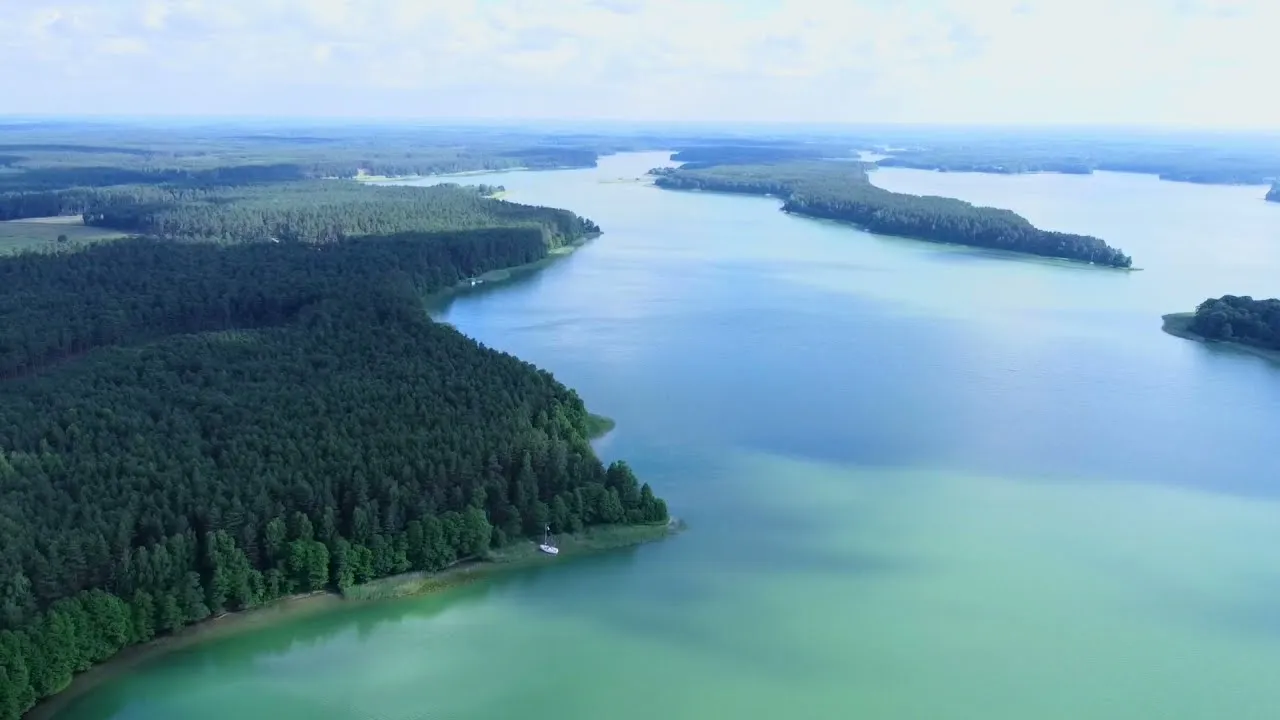 Jezioro Wdzydze Kaszuby wyspy