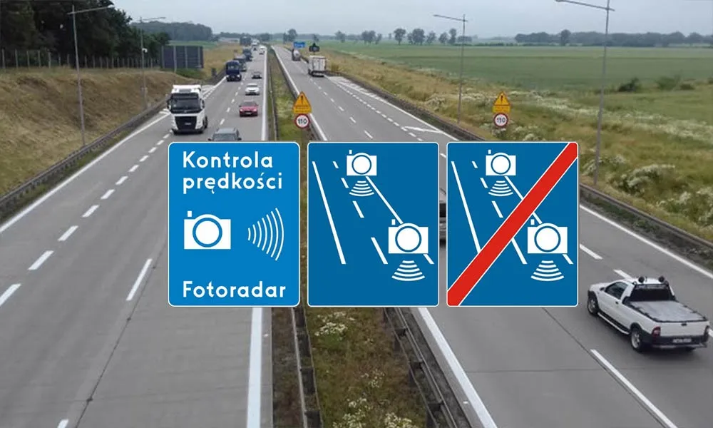 Odcinkowy pomiar prędkości autostrada